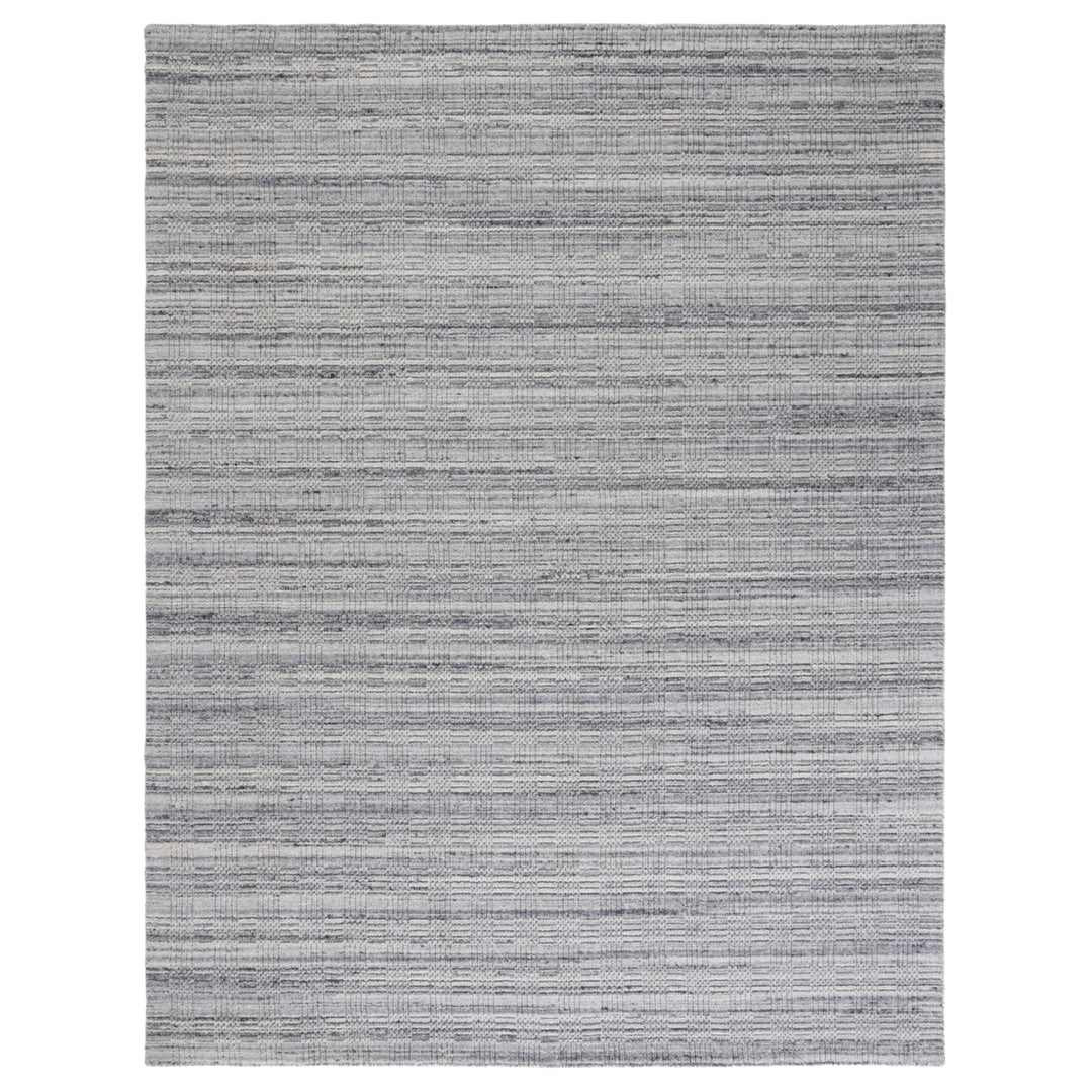 SAFAVIEH Elements ELM301Z Handmade Black / Light Grey Rug Image 6