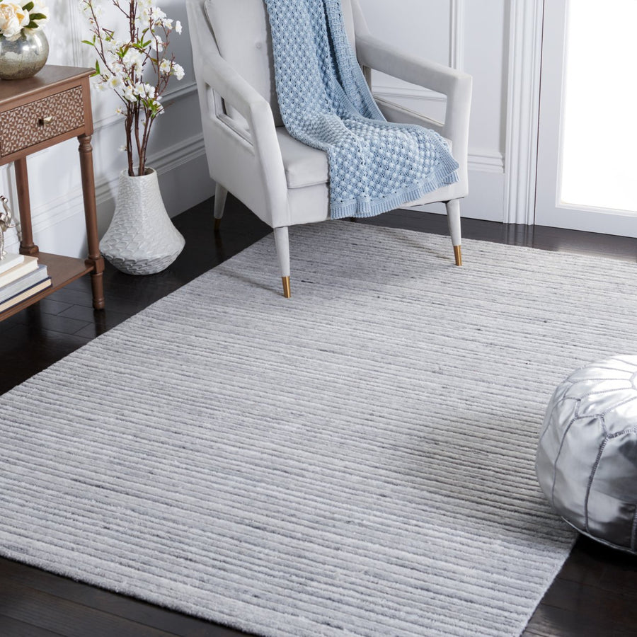 SAFAVIEH Elements Collection ELM701F Handwoven Grey Rug Image 1