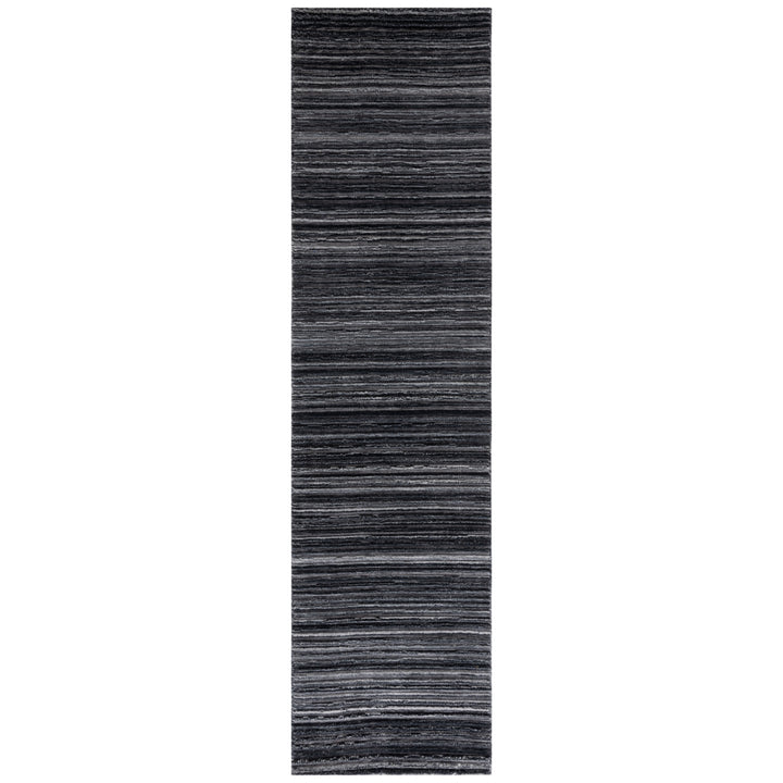 SAFAVIEH Elements ELM701Z Handwoven Black / Grey Rug Image 1