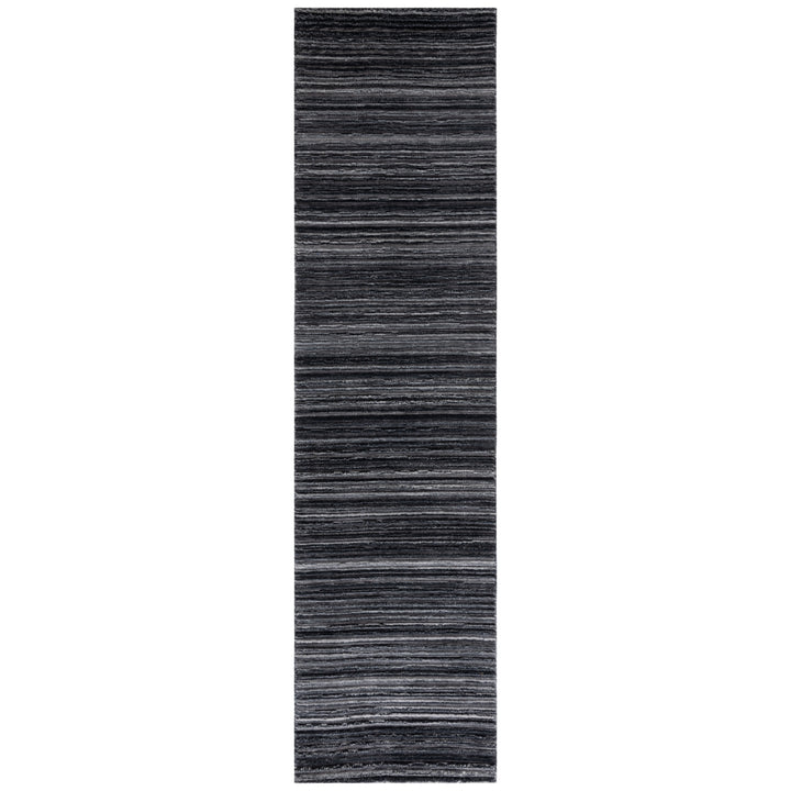 SAFAVIEH Elements ELM701Z Handwoven Black / Grey Rug Image 3