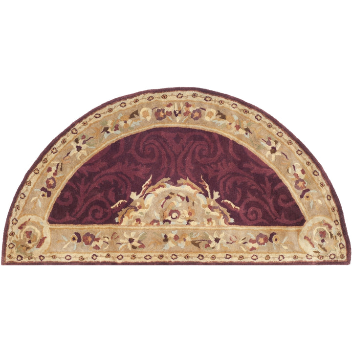 SAFAVIEH EM414A Empire Dark Red / Dark Beig Image 4