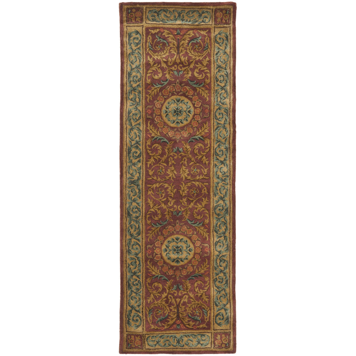 SAFAVIEH Empire EM421A Handmade Burgundy / Gold Rug Image 3