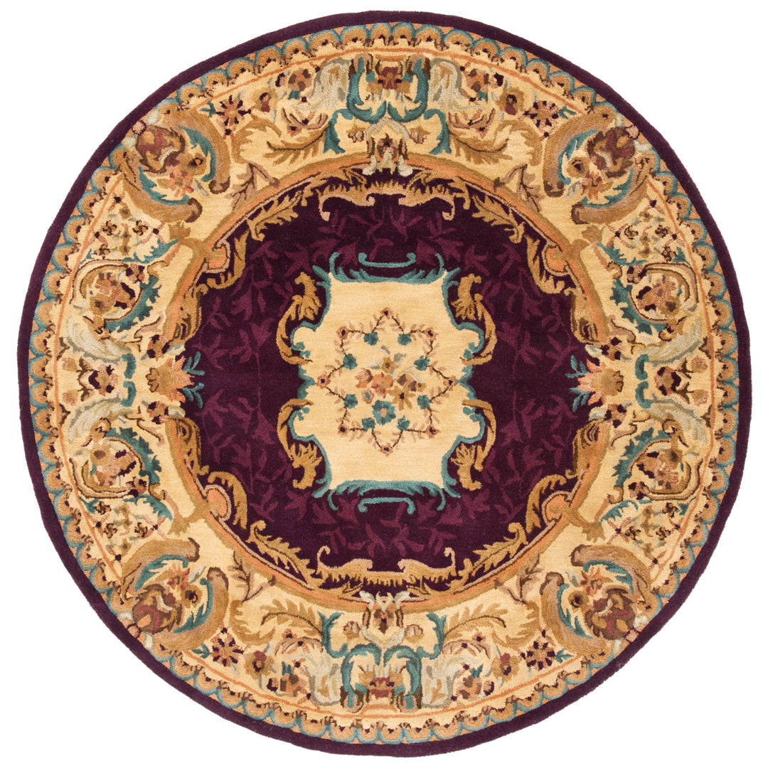 SAFAVIEH EM422A Empire Burgundy / Gold Image 2