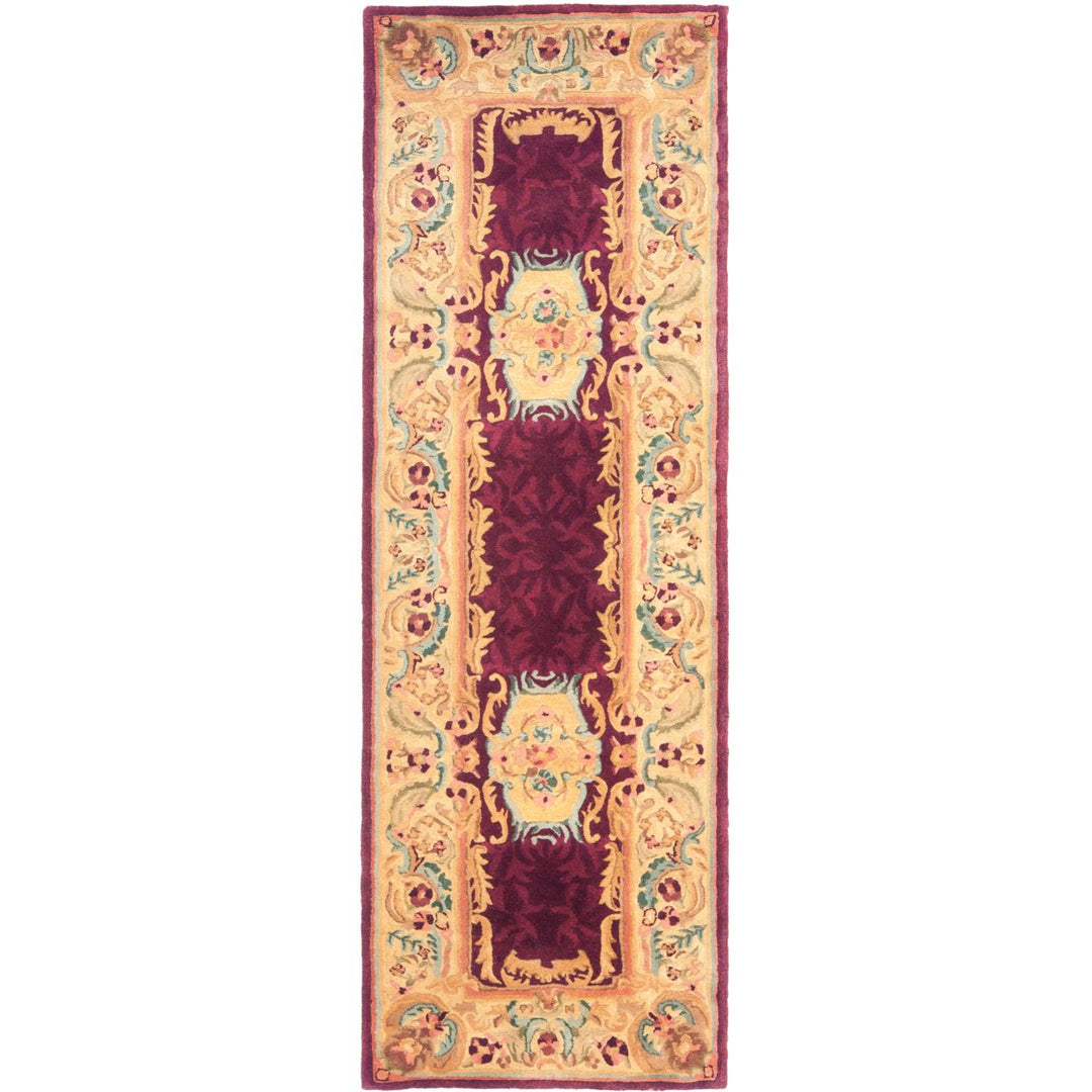 SAFAVIEH EM422A Empire Burgundy / Gold Image 3