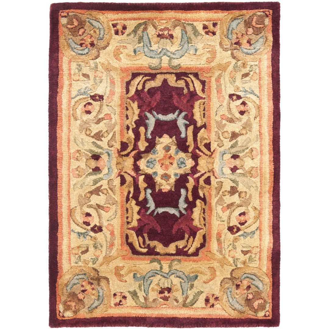 SAFAVIEH EM422A Empire Burgundy / Gold Image 4