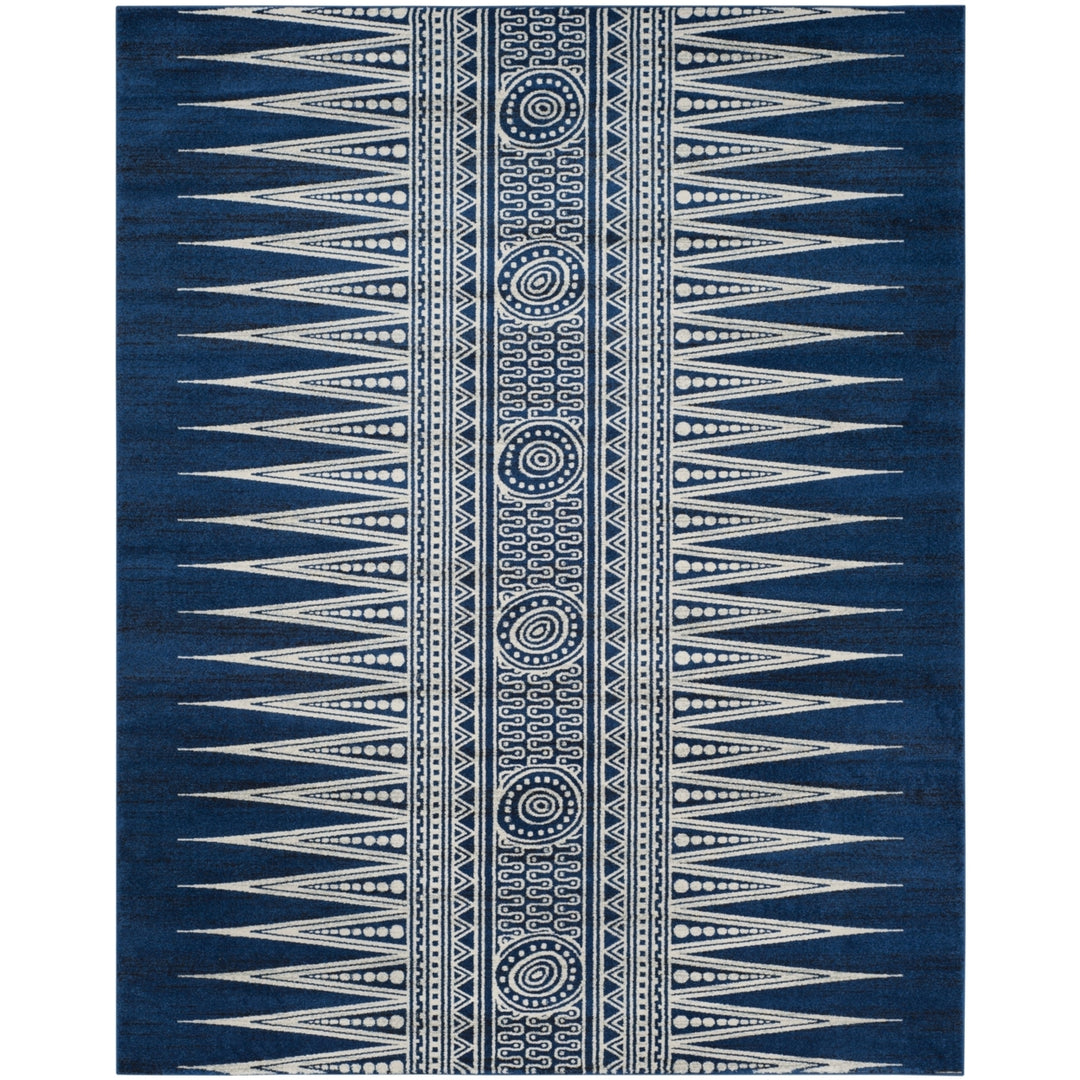 SAFAVIEH Evoke Collection EVK226A Royal / Ivory Rug Image 1