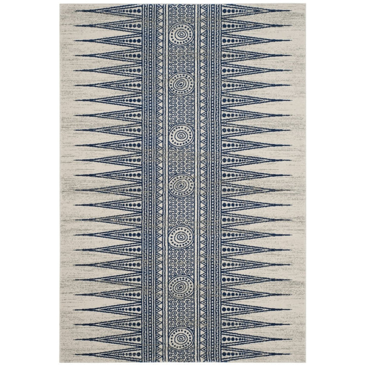 SAFAVIEH Evoke Collection EVK226C Ivory / Blue Rug Image 1