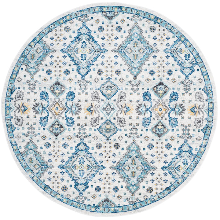 SAFAVIEH Evoke Collection EVK224C Ivory / Light Blue Rug Image 1