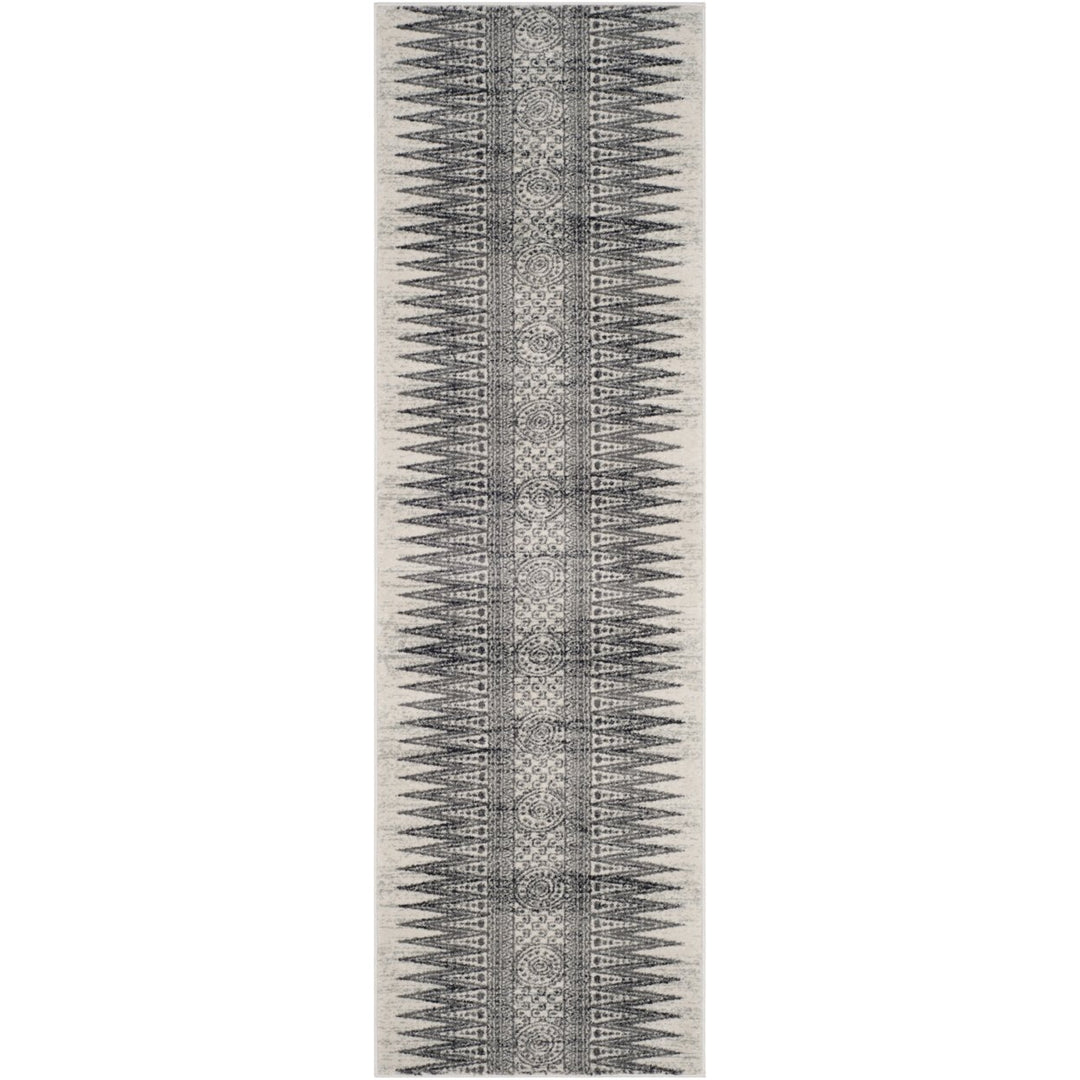 SAFAVIEH Evoke Collection EVK226D Ivory / Grey Rug Image 1