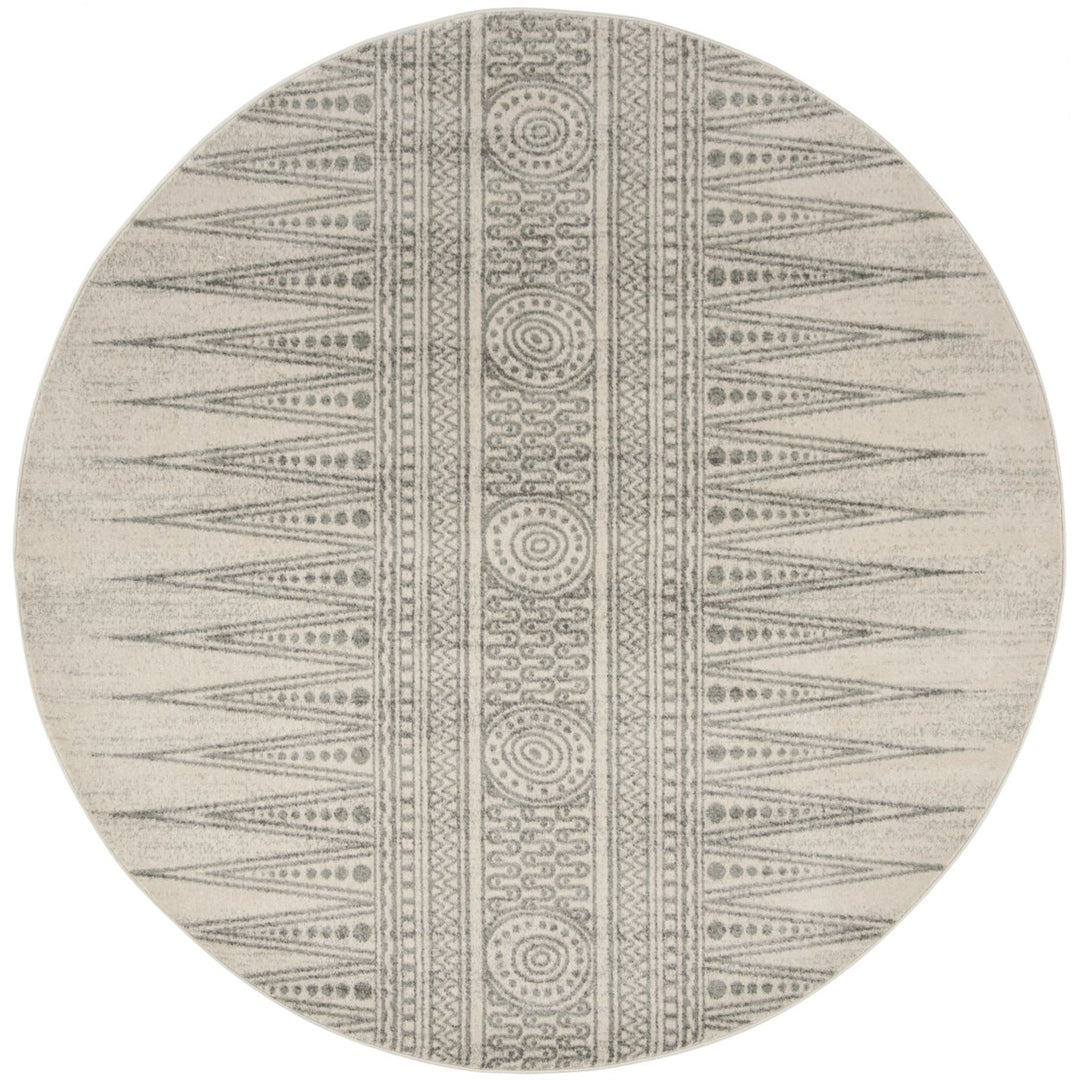 SAFAVIEH Evoke Collection EVK226Z Ivory / Silver Rug Image 1