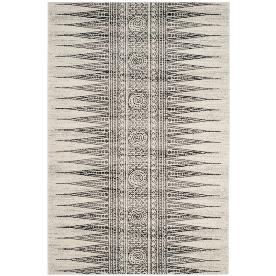 SAFAVIEH Evoke Collection EVK226D Ivory / Grey Rug Image 1