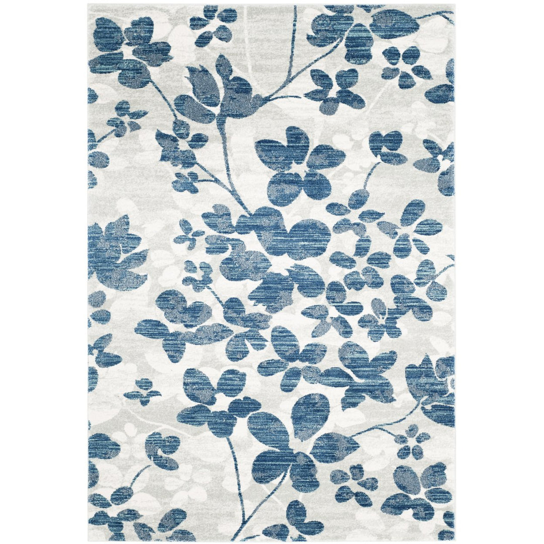 SAFAVIEH Evoke Collection EVK236J Grey / Light Blue Rug Image 5