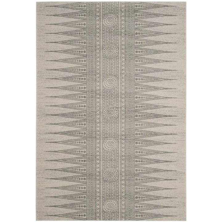 SAFAVIEH Evoke Collection EVK226Z Ivory / Silver Rug Image 1