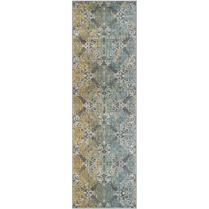 SAFAVIEH Evoke Collection EVK230D Grey / Ivory Rug Image 1