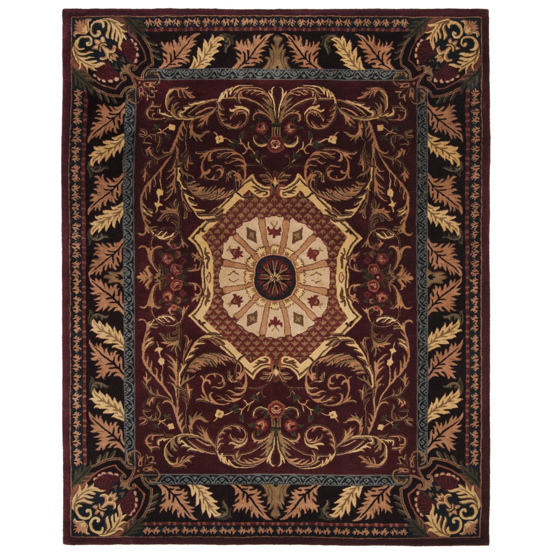 SAFAVIEH Empire EM424A Handmade Red / Burgundy Rug Image 1