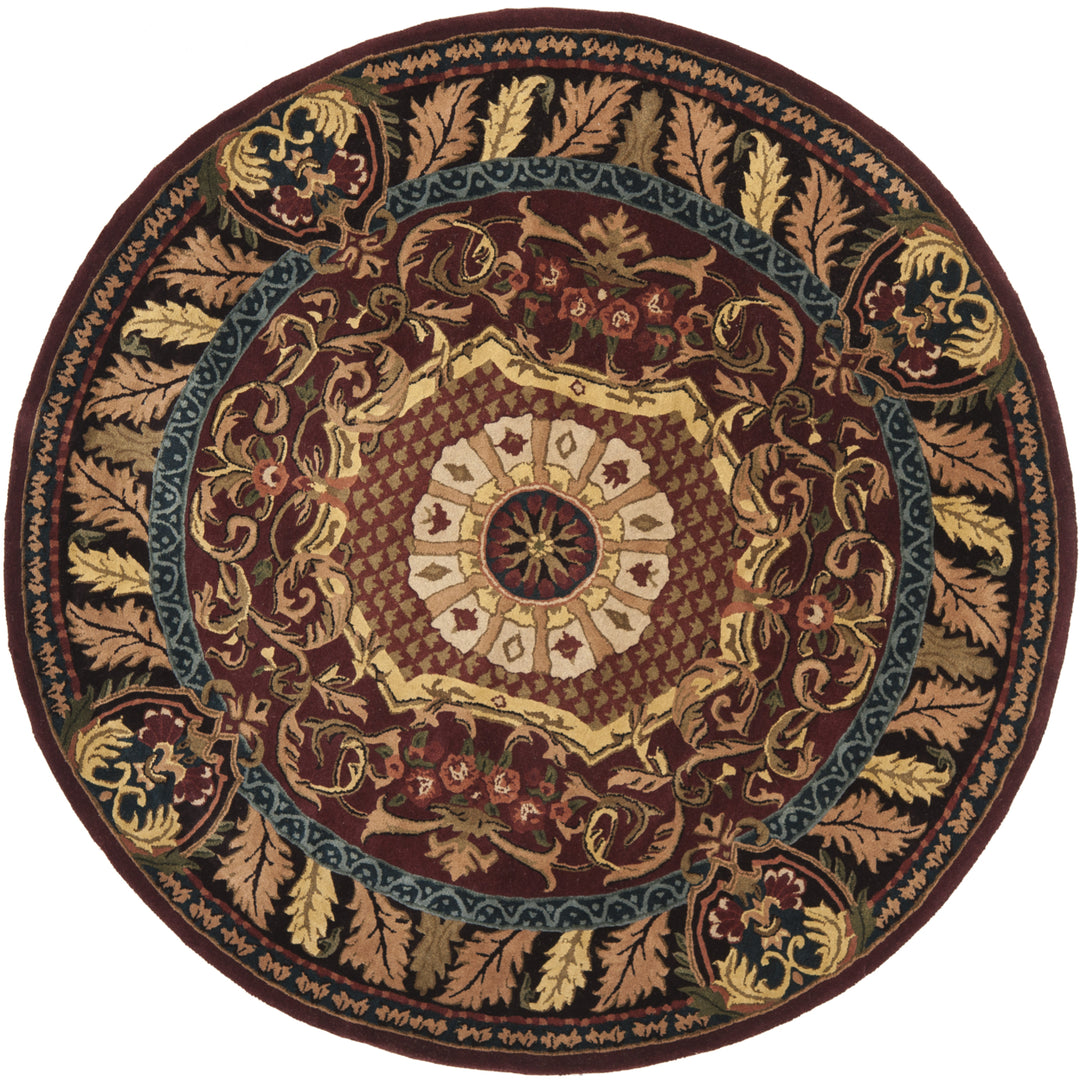 SAFAVIEH Empire EM424A Handmade Red / Burgundy Rug Image 3