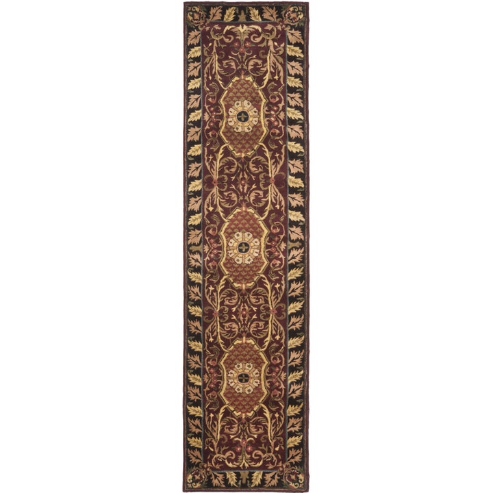 SAFAVIEH Empire EM424A Handmade Red / Burgundy Rug Image 4