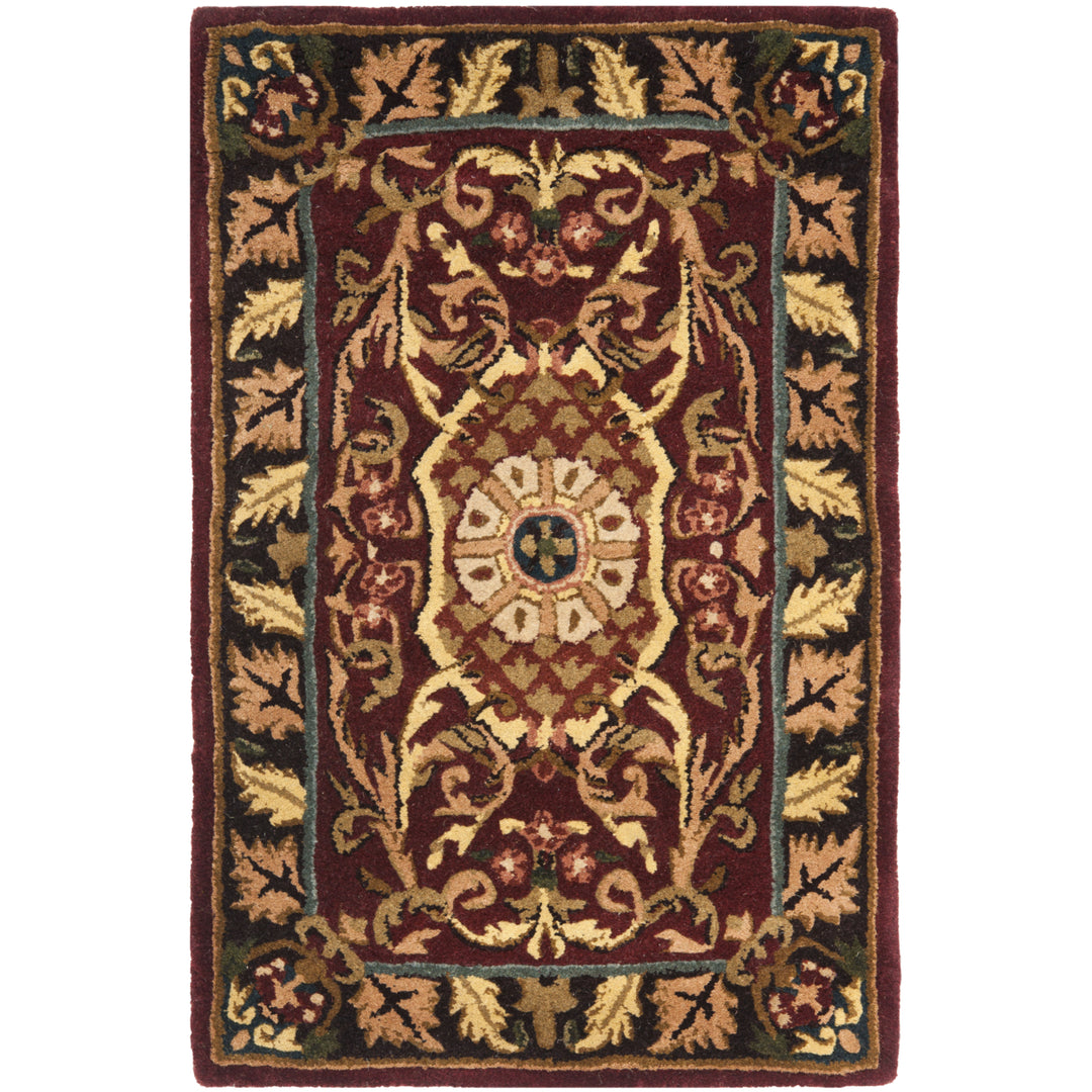 SAFAVIEH Empire EM424A Handmade Red / Burgundy Rug Image 6