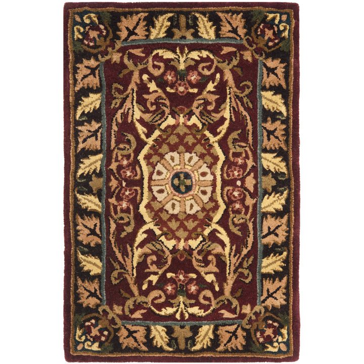 SAFAVIEH Empire EM424A Handmade Red / Burgundy Rug Image 6