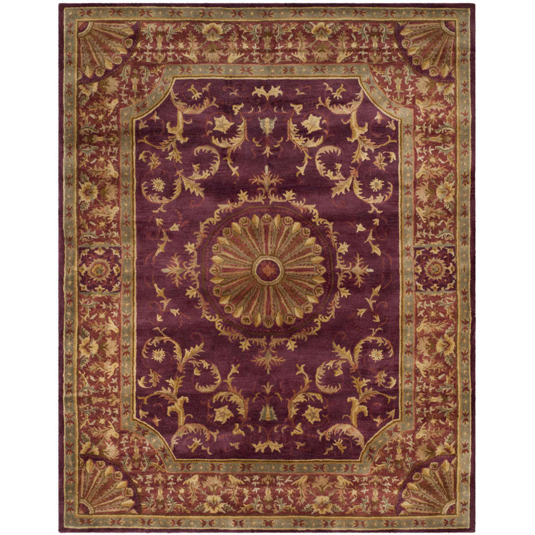 SAFAVIEH Empire EM459B Handmade Burgundy Rug Image 1