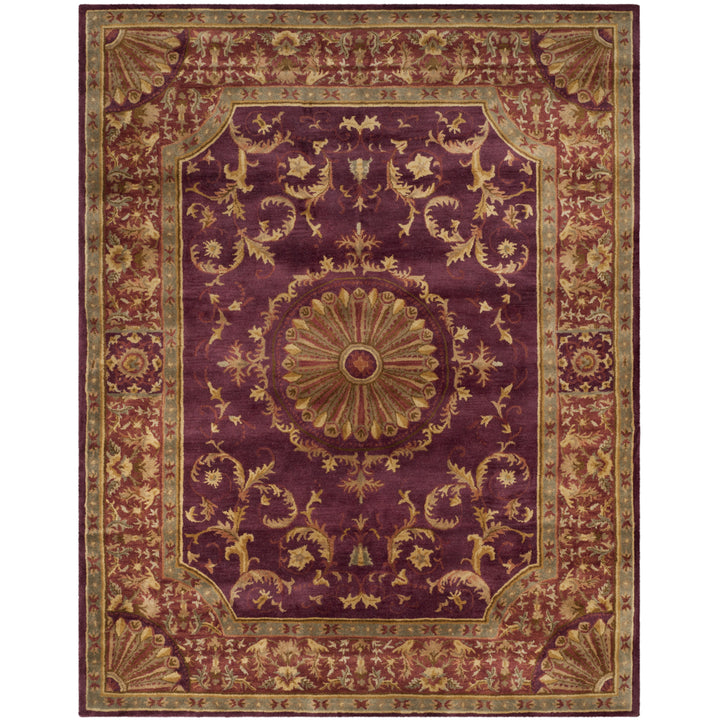 SAFAVIEH Empire EM459B Handmade Burgundy Rug Image 1