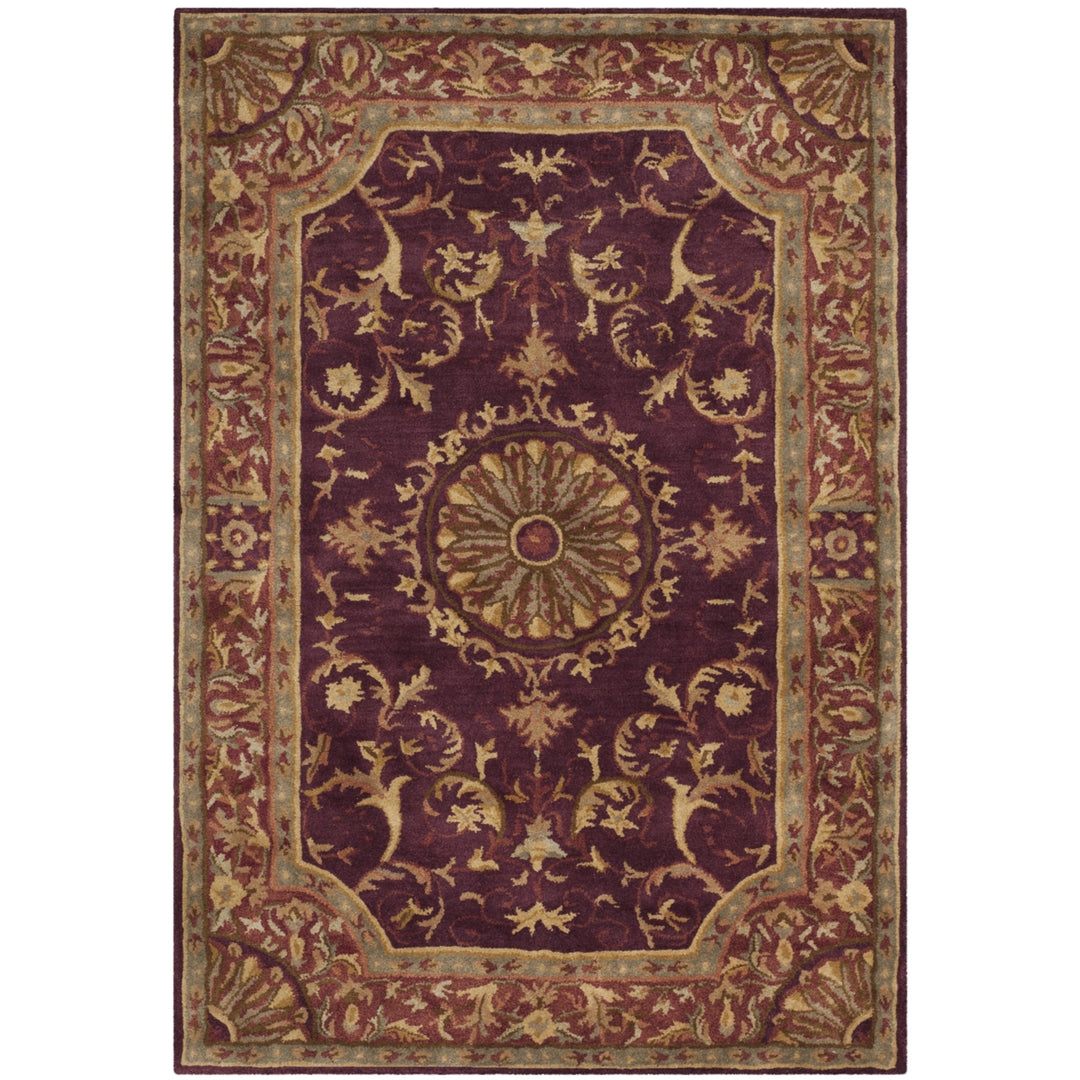 SAFAVIEH Empire EM459B Handmade Burgundy Rug Image 2