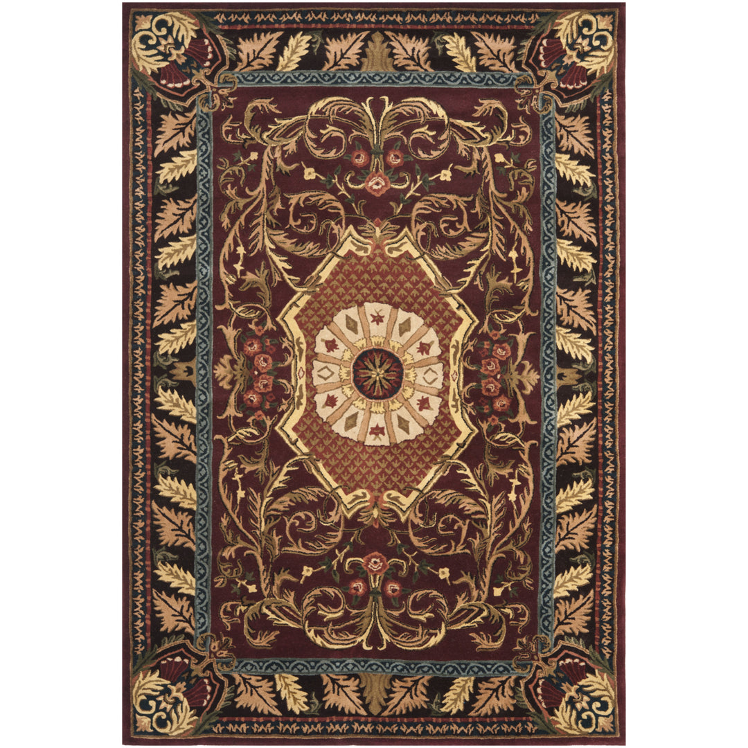 SAFAVIEH Empire EM424A Handmade Red / Burgundy Rug Image 8