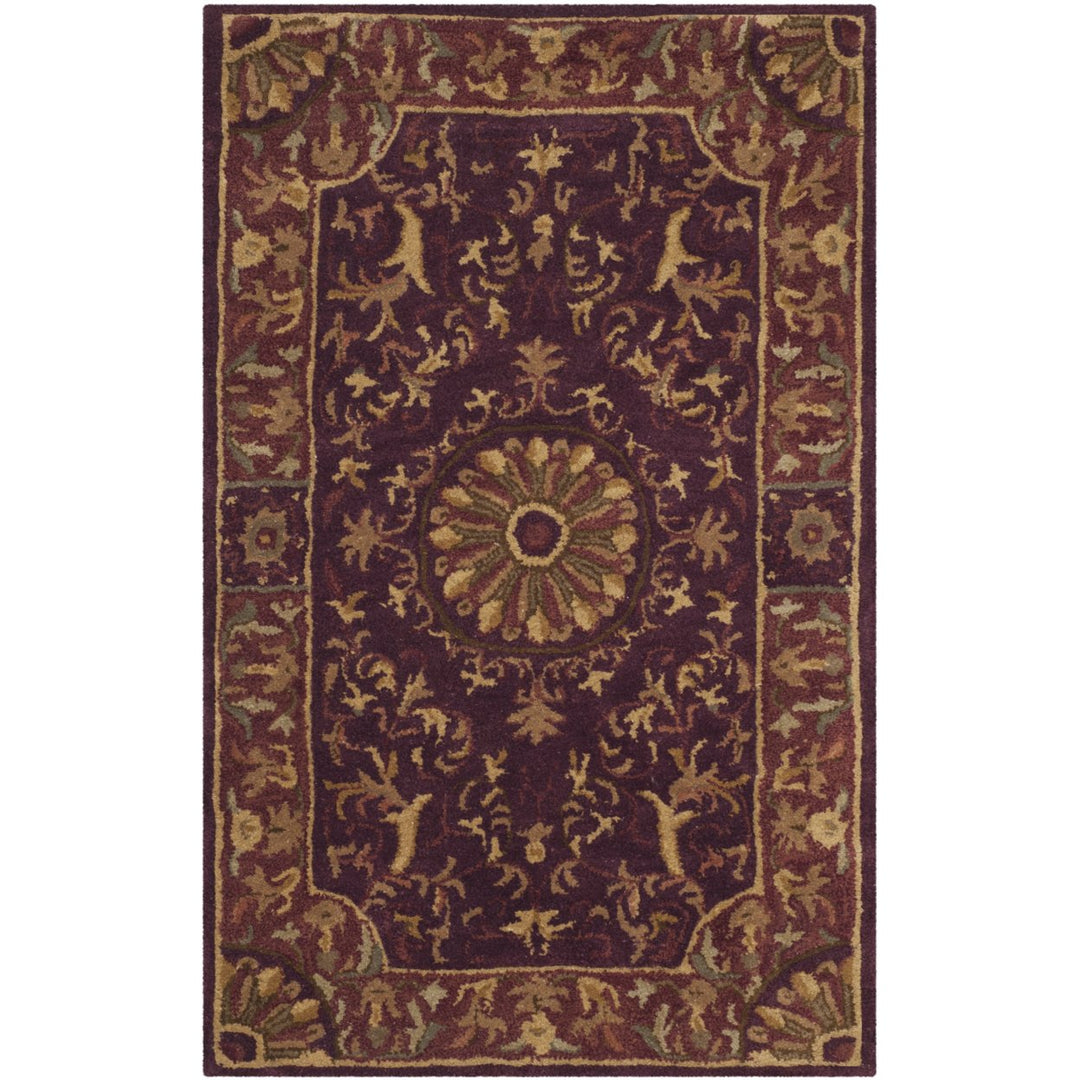 SAFAVIEH Empire EM459B Handmade Burgundy Rug Image 1