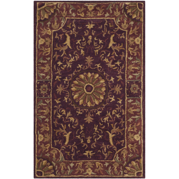 SAFAVIEH Empire EM459B Handmade Burgundy Rug Image 1