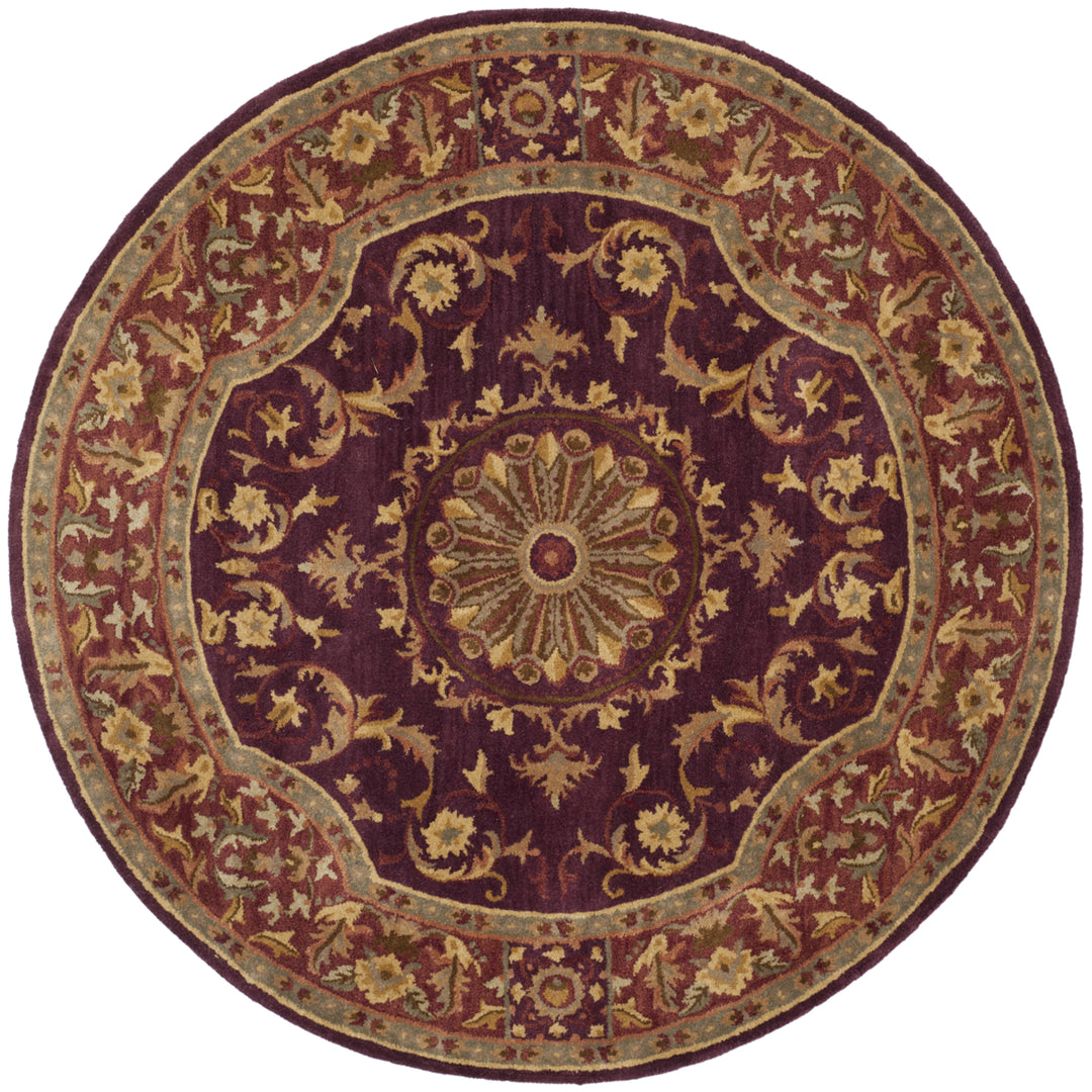 SAFAVIEH Empire EM459B Handmade Burgundy Rug Image 6