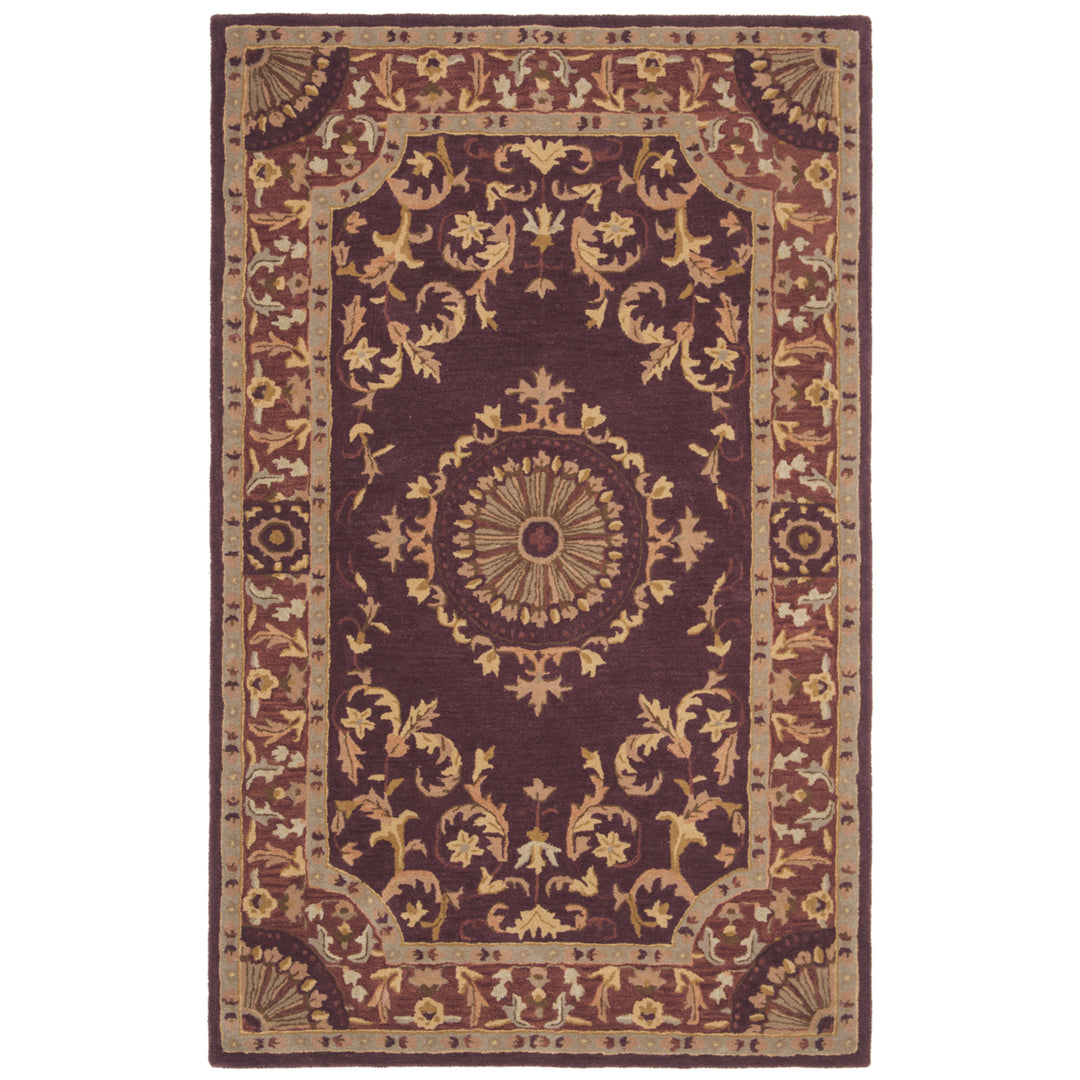 SAFAVIEH Empire EM459B Handmade Burgundy Rug Image 7