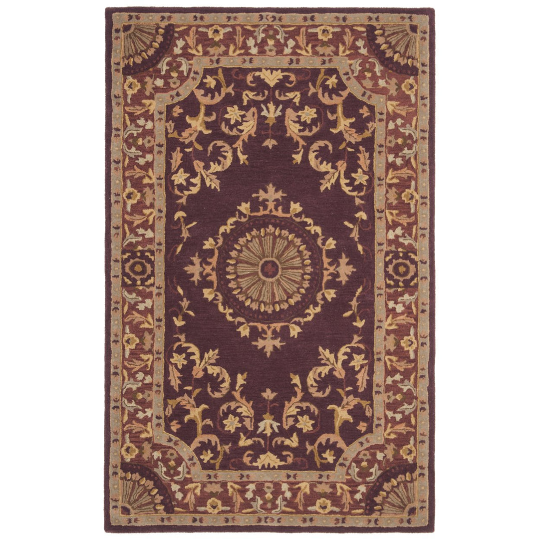 SAFAVIEH Empire EM459B Handmade Burgundy Rug Image 1