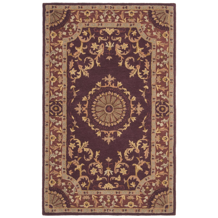 SAFAVIEH Empire EM459B Handmade Burgundy Rug Image 1