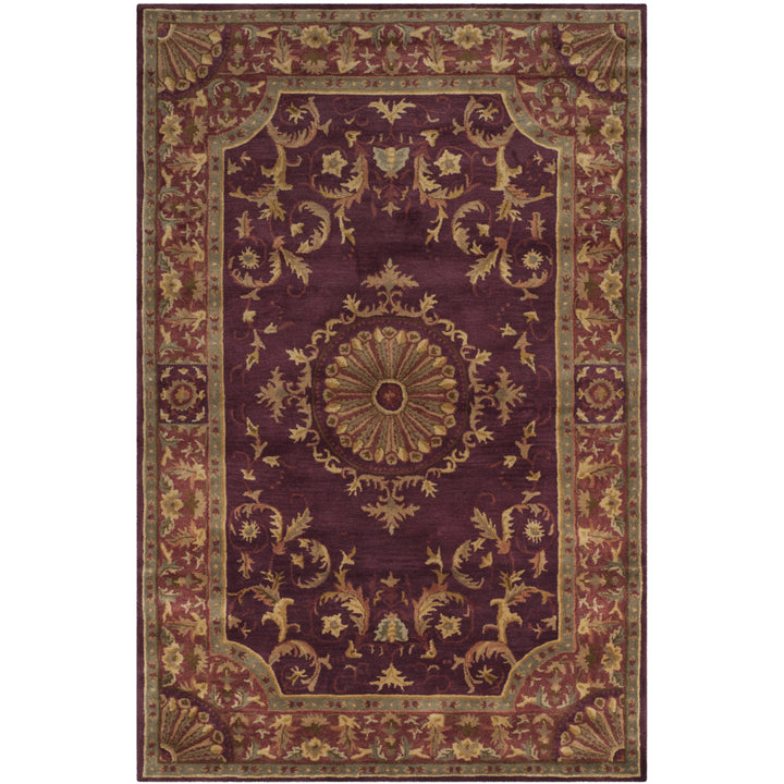 SAFAVIEH Empire EM459B Handmade Burgundy Rug Image 8