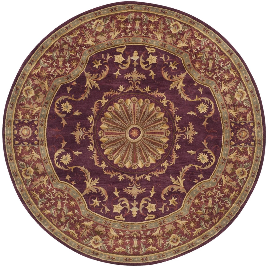 SAFAVIEH Empire EM459B Handmade Burgundy Rug Image 9