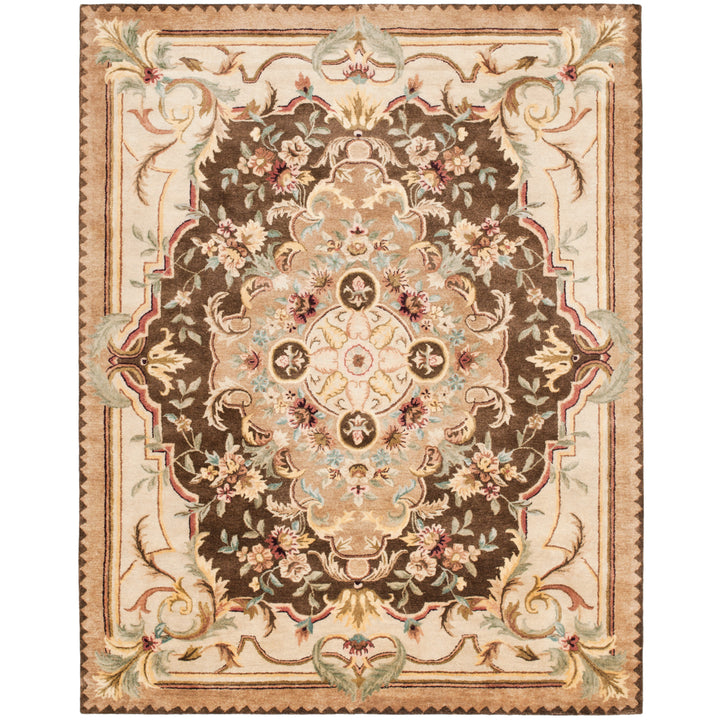 SAFAVIEH Empire EM823B Handmade Brown / Beige Rug Image 1