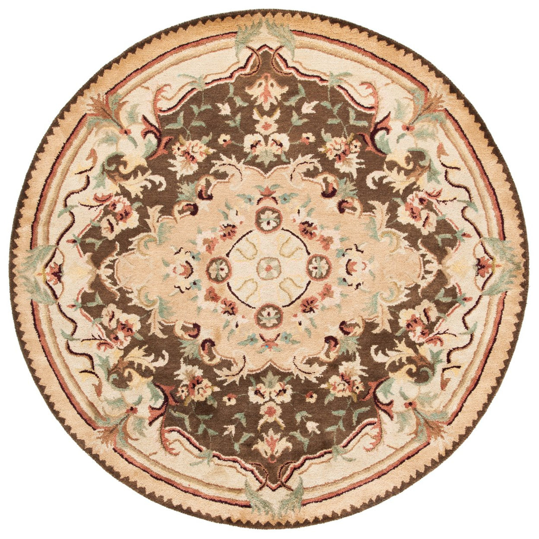 SAFAVIEH Empire EM823B Handmade Brown / Beige Rug Image 1