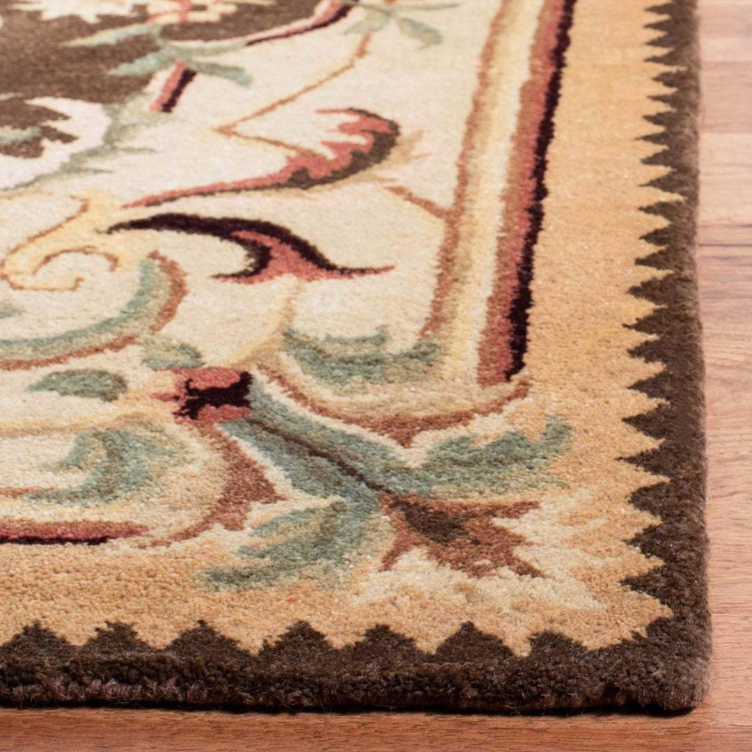 SAFAVIEH Empire EM823B Handmade Brown / Beige Rug Image 6