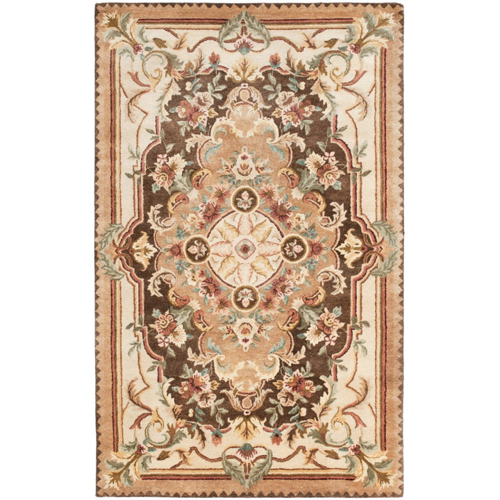 SAFAVIEH Empire EM823B Handmade Brown / Beige Rug Image 1