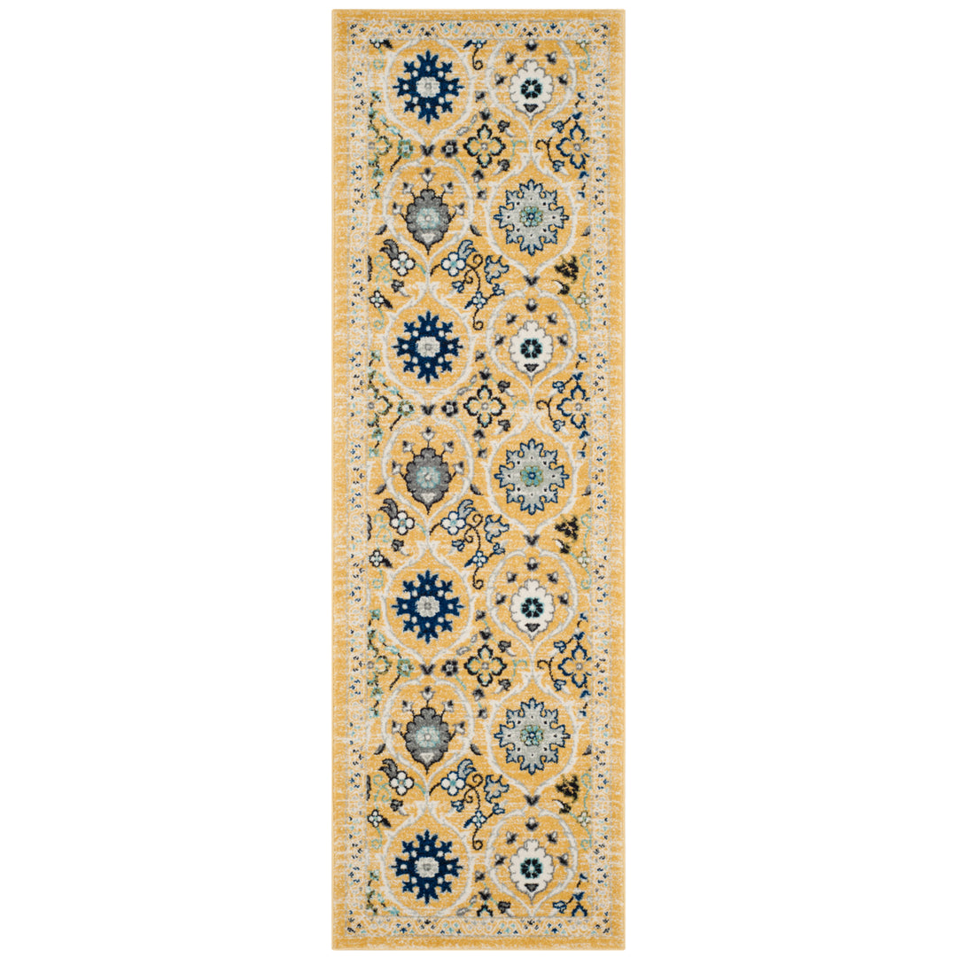 SAFAVIEH Evoke Collection EVK210B Gold / Ivory Rug Image 5