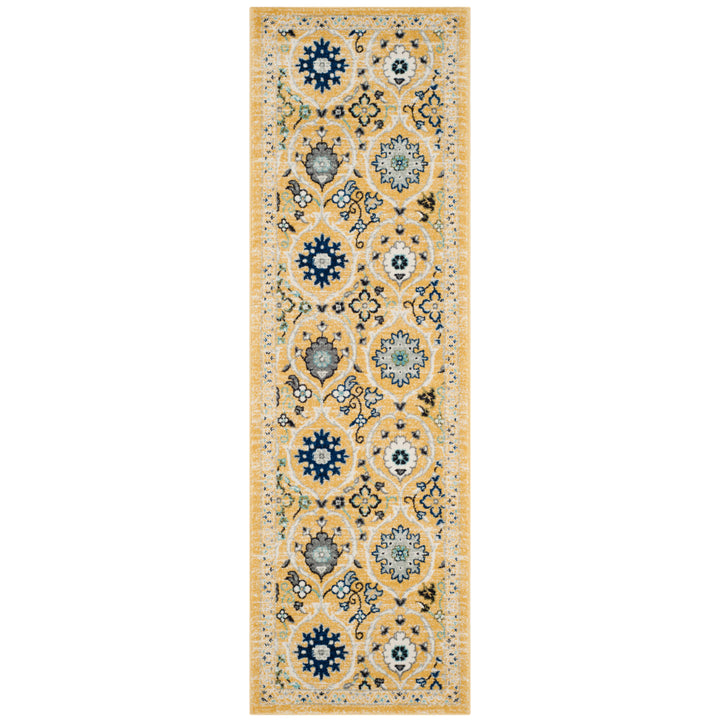 SAFAVIEH Evoke Collection EVK210B Gold / Ivory Rug Image 5