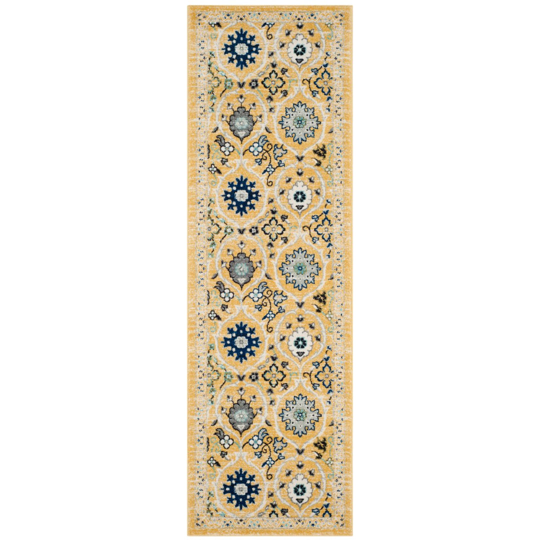 SAFAVIEH Evoke Collection EVK210B Gold / Ivory Rug Image 1