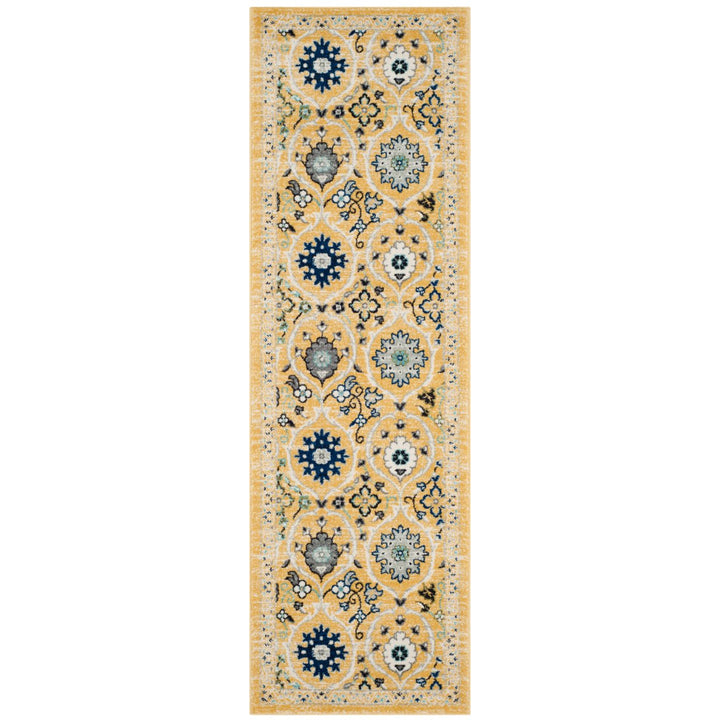 SAFAVIEH Evoke Collection EVK210B Gold / Ivory Rug Image 1