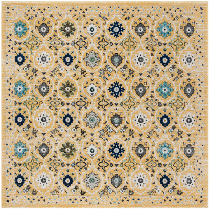 SAFAVIEH Evoke Collection EVK210B Gold / Ivory Rug Image 6