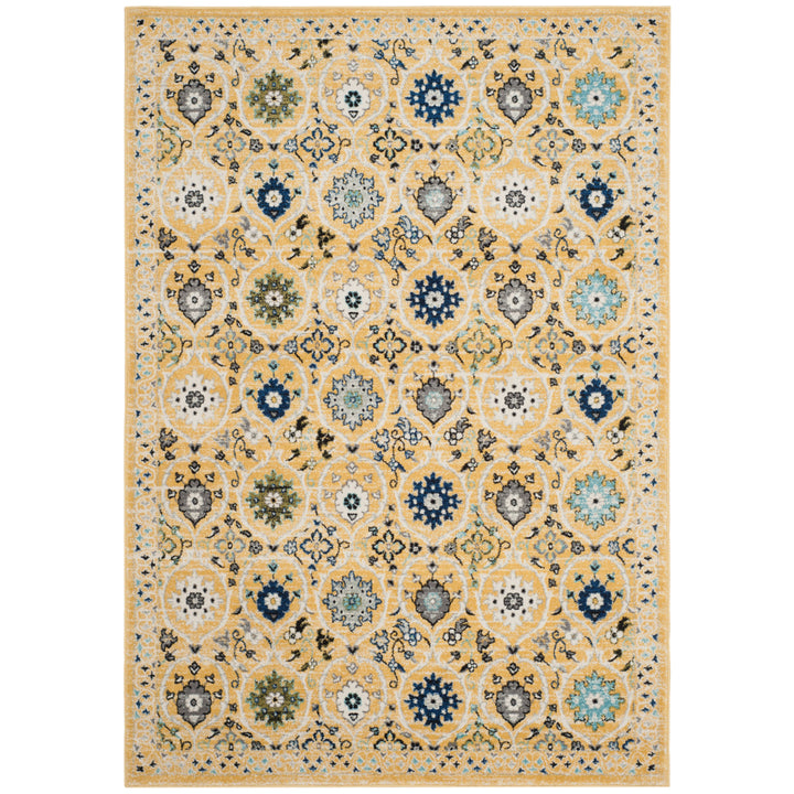 SAFAVIEH Evoke Collection EVK210B Gold / Ivory Rug Image 9