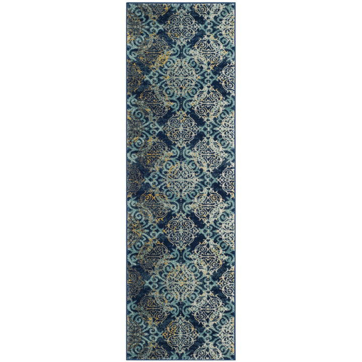 SAFAVIEH Evoke Collection EVK230A Royal / Light Blue Rug Image 3