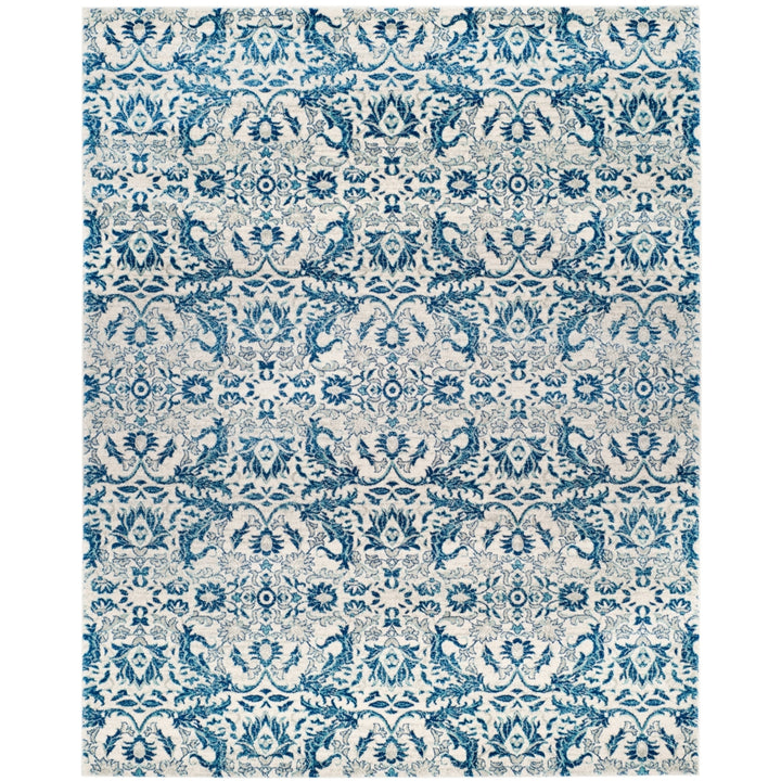 SAFAVIEH Evoke Collection EVK238C Ivory / Blue Rug Image 1