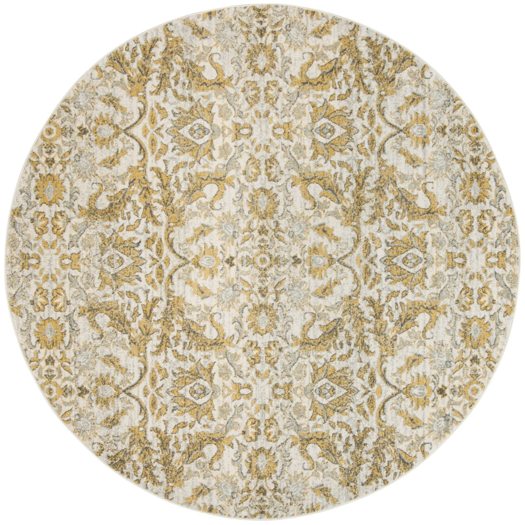 SAFAVIEH Evoke Collection EVK238S Ivory / Gold Rug Image 4