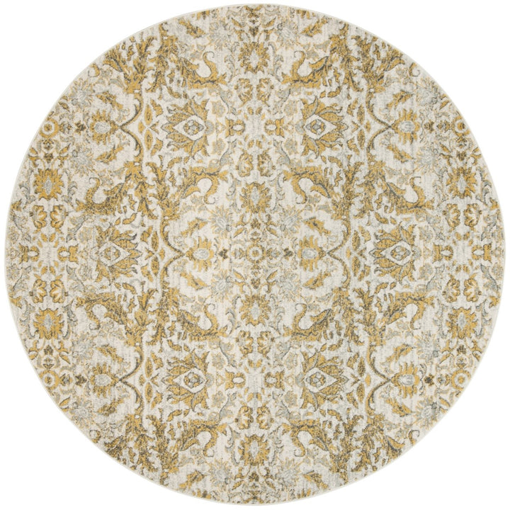 SAFAVIEH Evoke Collection EVK238S Ivory / Gold Rug Image 4