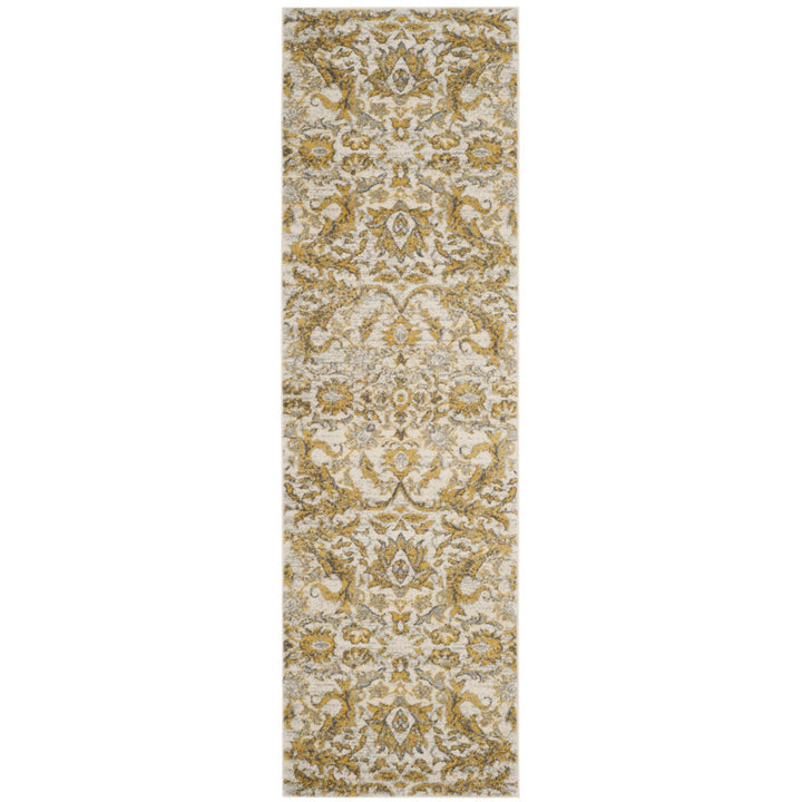 SAFAVIEH Evoke Collection EVK238S Ivory / Gold Rug Image 5